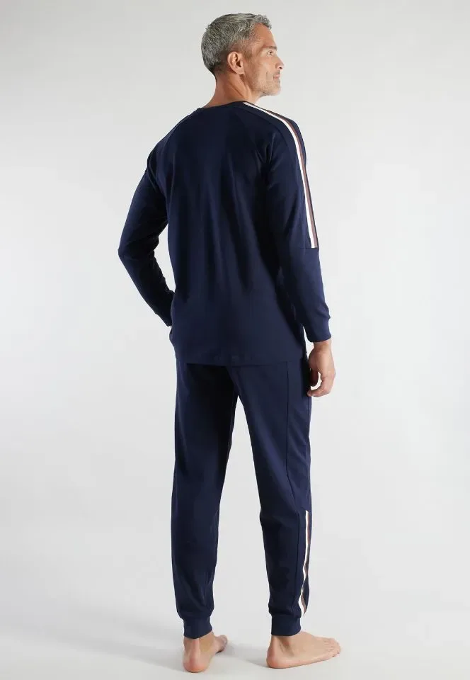 Bugatti Heren jogging / homewear: Blauw ( CEC.54 )