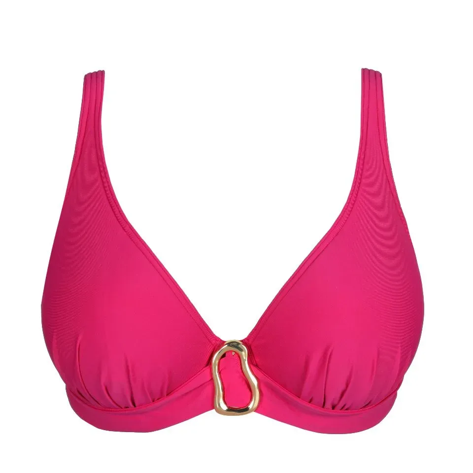 Prima Donna Swim Bikini top: Uvita, Deep Magenta, halter model mogelijk, europese maten ( PDO.537 )