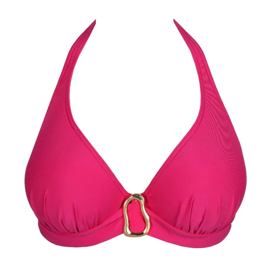 Prima Donna Swim Bikini top: Uvita, Deep Magenta, halter model mogelijk, europese maten ( PDO.537 )