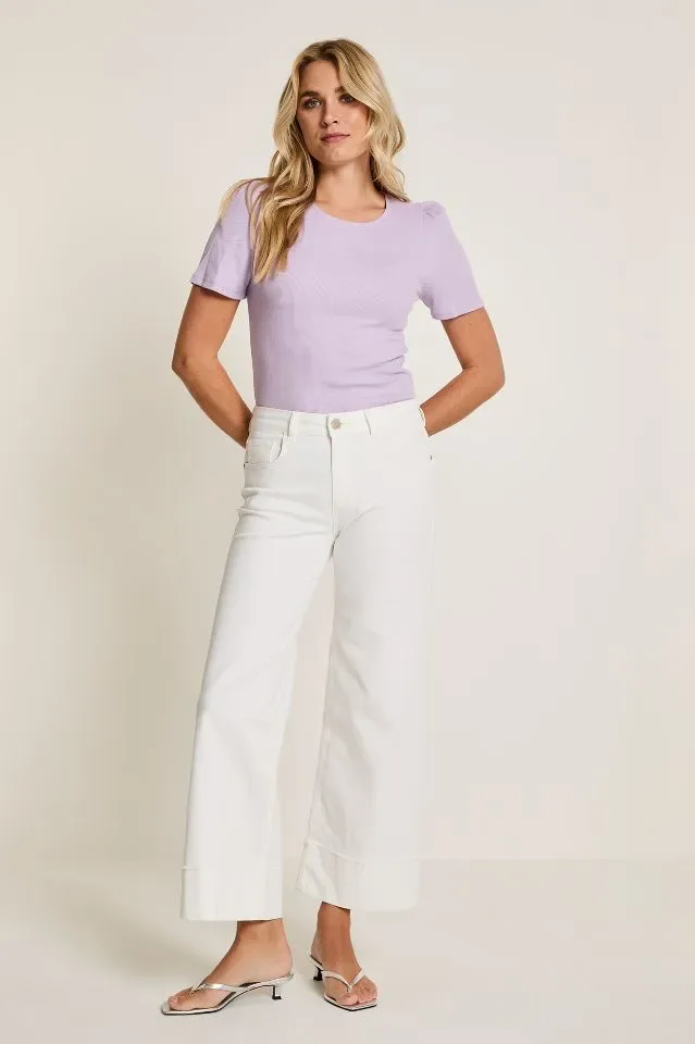 Para Mi Broek: Mira Turn up, Wit, L28 ( PARA.413 )