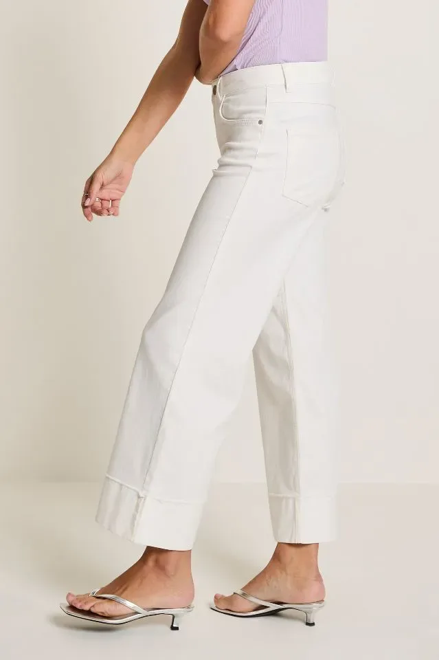 Para Mi Broek: Mira Turn up, Wit, L28 ( PARA.413 )