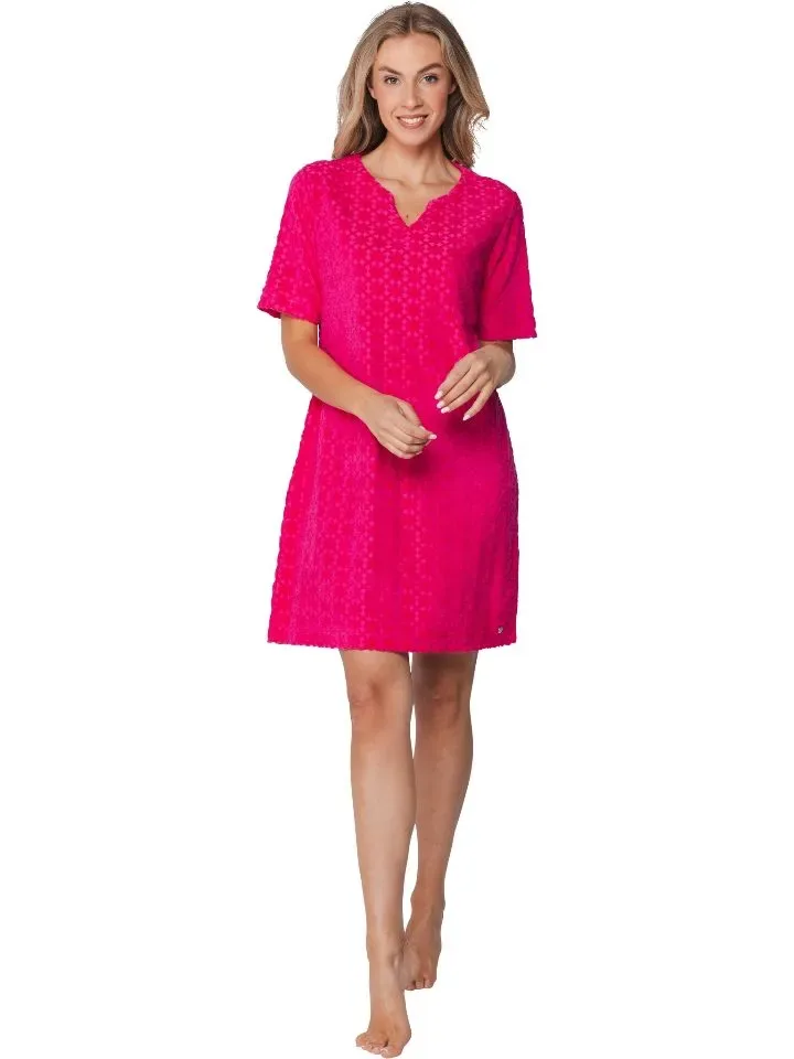 Pastunette slaapkleed: Pink, Zomer badstof, Lengte 97 ( PAS.148 )