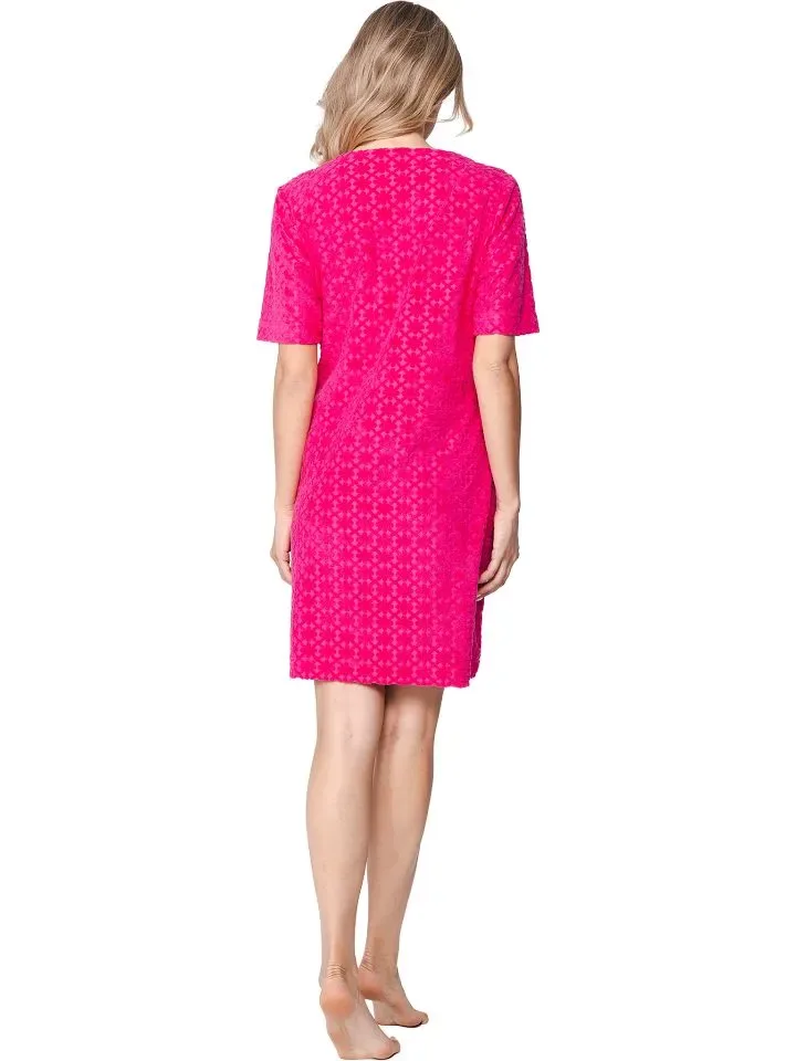 Pastunette slaapkleed: Pink, Zomer badstof, Lengte 97 ( PAS.148 )