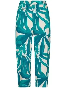 Pastunette Dames Pyjama: Turquoise, korte mouw - kniebroek ( PAS.155 )