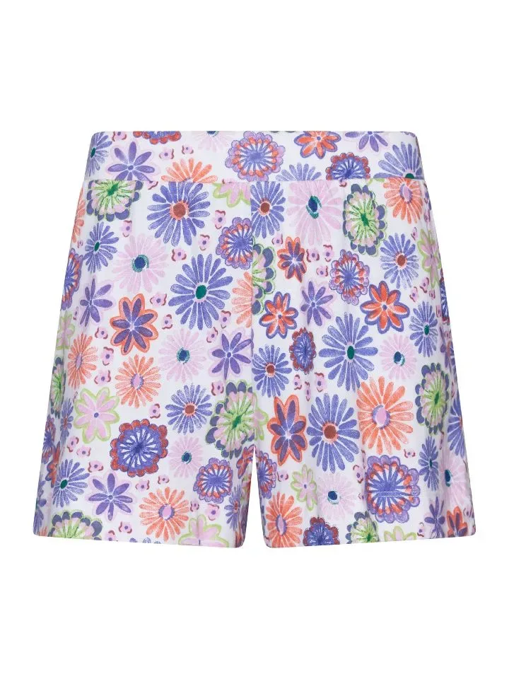 Pastunette dames pyjama: White, Shirt + short ( PAS.158 )