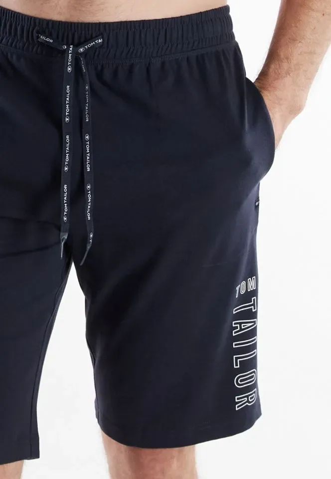 Tom Tailor Training short: blauw ( CEC.58 )