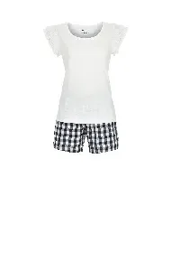 Ringella Beach Dames: Parel wit, carree broek