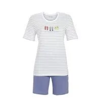 Ringella Dames pyjama: Blauw ( RIN.602 )