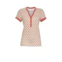 Ringella Bloomy Dames Pyjama: Koraal, Short + korte mouw ( RIN.607 )