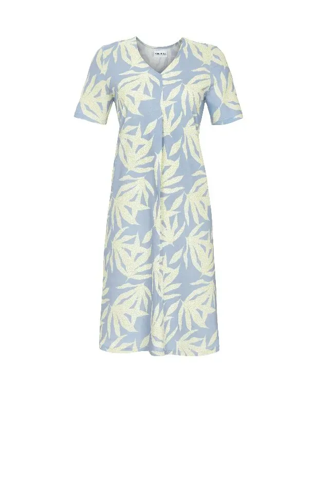 Ringella Nachthemd Dames: Lavendel kleur, Korte mouw, 50% Modal ( RIN.611 )