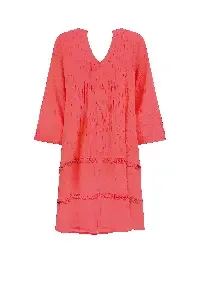 Sunflair Zomerkleedje: Koraal kleur ( SUNF.236 )