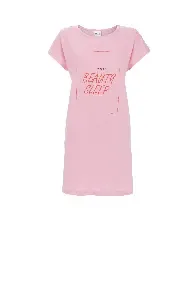 Ringella nachthemd dames: aangesneden mouw, Roze ( RIN.624 )