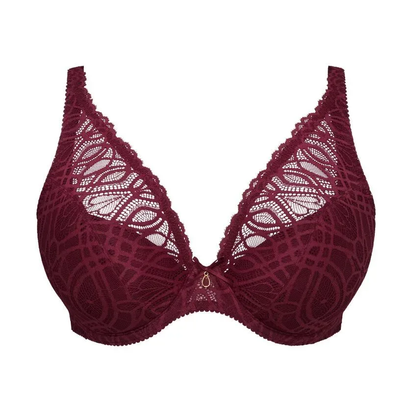 Prima Donna BH plunch halve mousse: Salerno, Evening Red, Europese Maten ( PDO.588 )