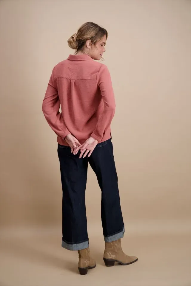 Signe Nature Bloes: Doorknoop model ( 840389 ), Vieux Rose ( Signe.1407 )