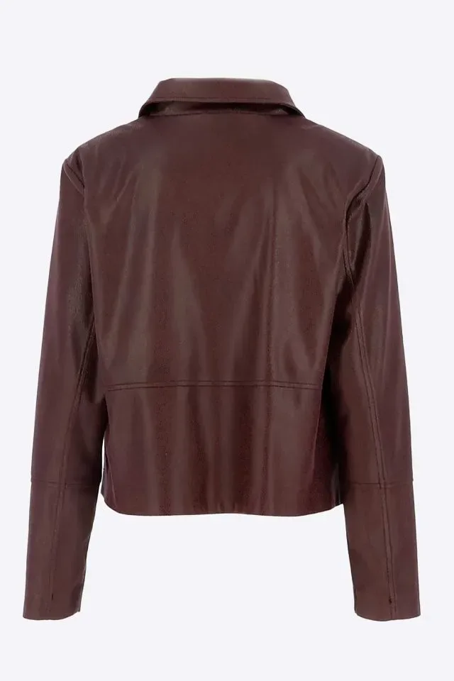 Signe Nature Vest: Suede, Bordeau ( Signe.1421 )