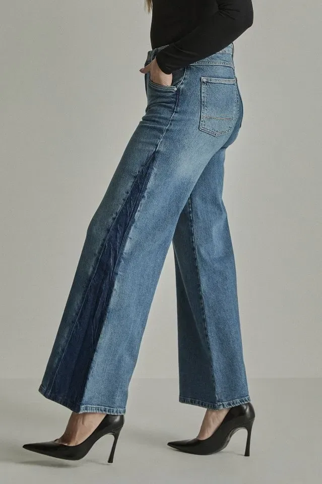 Para Mi Jeans Broek: Sharon Contras, Blue Reef, L32 ( PARA.419 )