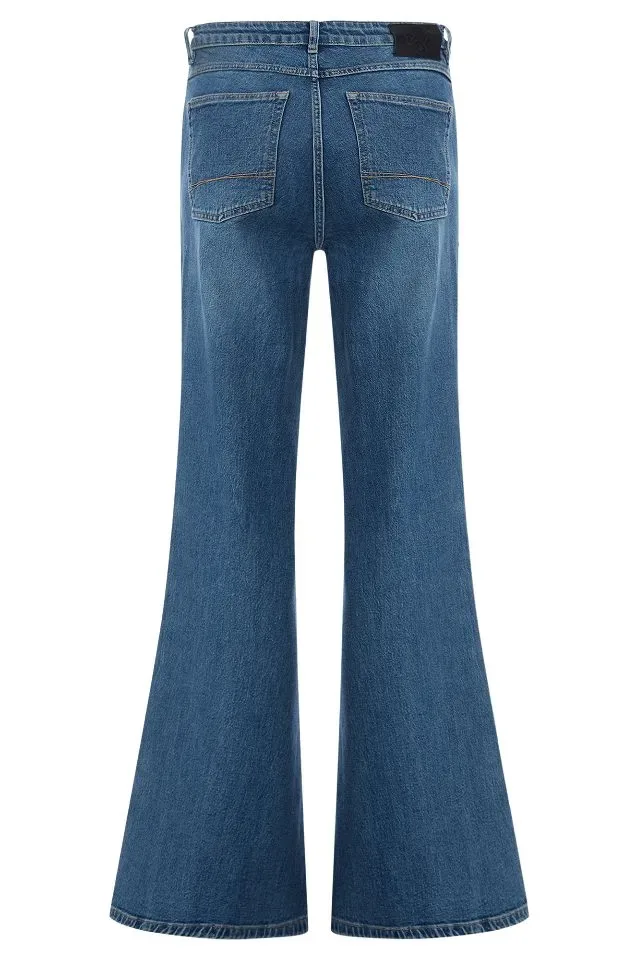 Para Mi Jeans Broek: Sharon Contras, Blue Reef, L32 ( PARA.419 )