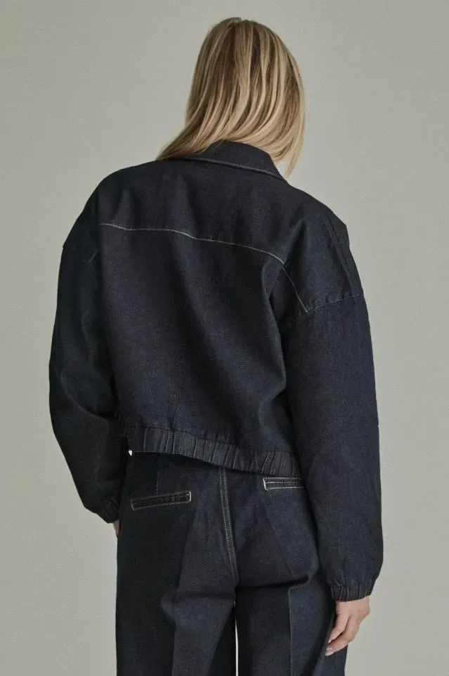 Para Mi Jeans Jeans Jas: Lynn Jacket, Indigo Blue ( PARA.424 )