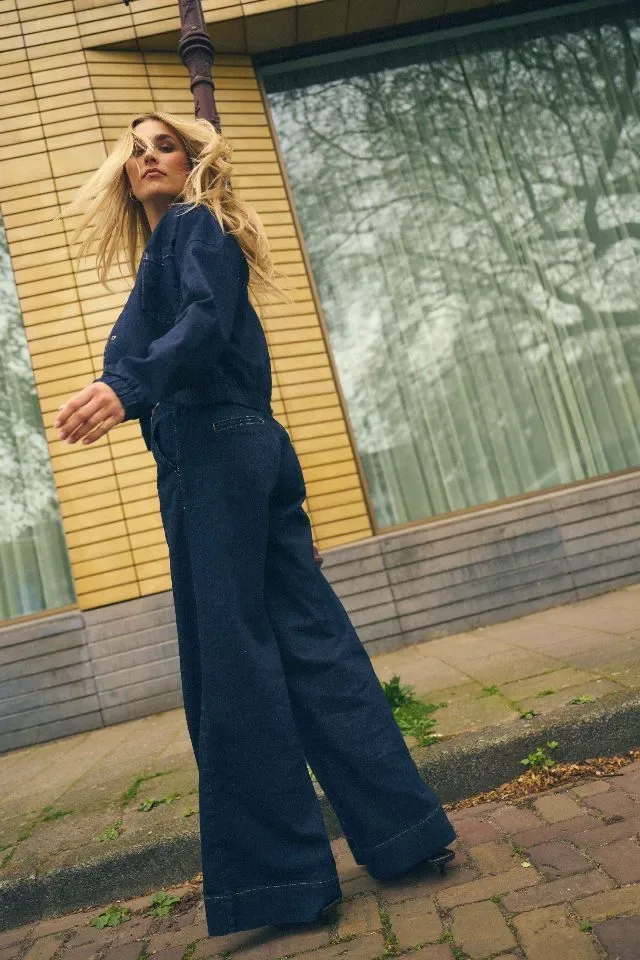 Para Mi Jeans Jeans Jas: Lynn Jacket, Indigo Blue ( PARA.424 )