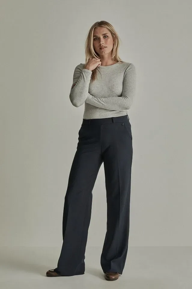 Para Mi Broek: Mira Elastic, Twill Jersey, Navy ( PARA.430 )