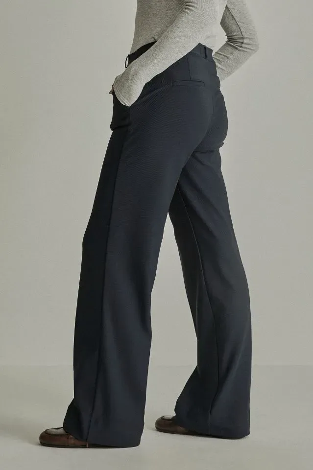 Para Mi Broek: Mira Elastic, Twill Jersey, Navy ( PARA.430 )