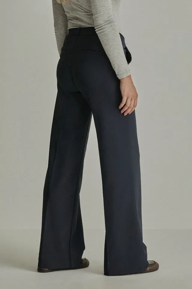 Para Mi Broek: Mira Elastic, Twill Jersey, Navy ( PARA.430 )