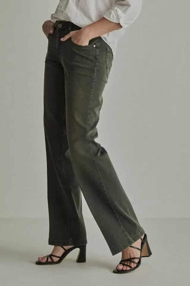 Para Mi Dames Jeans broek: EVE, Camel, Vintage denim, L30 ( KLEUR ZOALS STAAL LAATSTE FOTO ) ( PARA.433 )