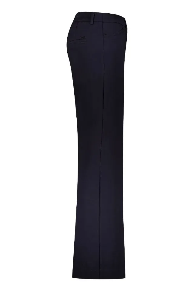 Gardeur Jeans broek: Filipa801, Donder blauw, elastiek in de lenden  gar.45