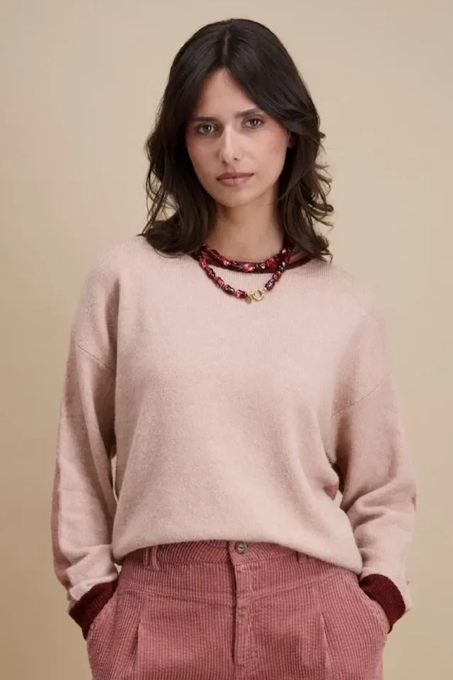 Signe Nature Dames trui: Vintage roze ( Signe .1425 )