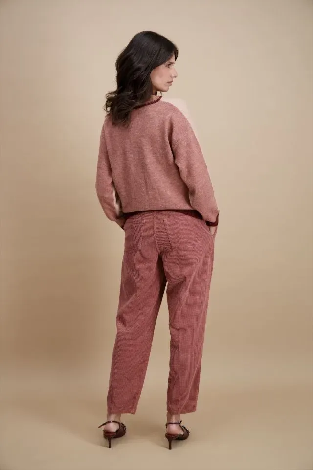 Signe Nature Dames trui: Vintage roze ( Signe .1425 )