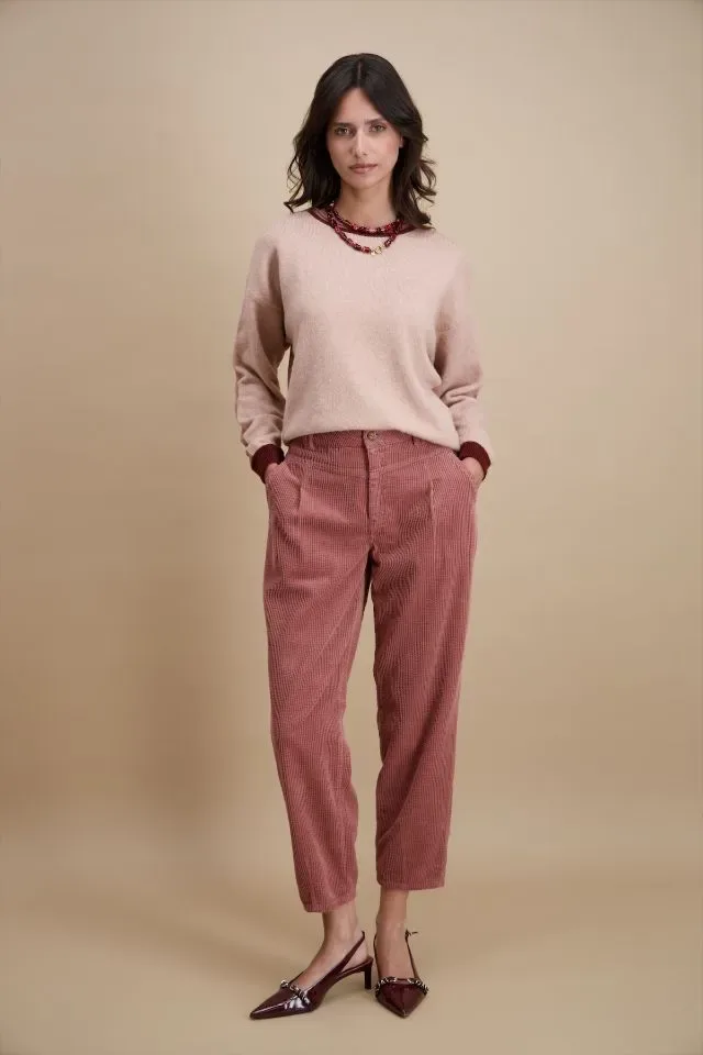 Signe Nature Dames trui: Vintage roze ( Signe .1425 )
