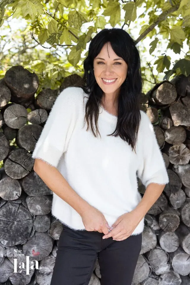 She goes Lala Pull: Marie Louise, Off White, warme trui ( SHE.42 )