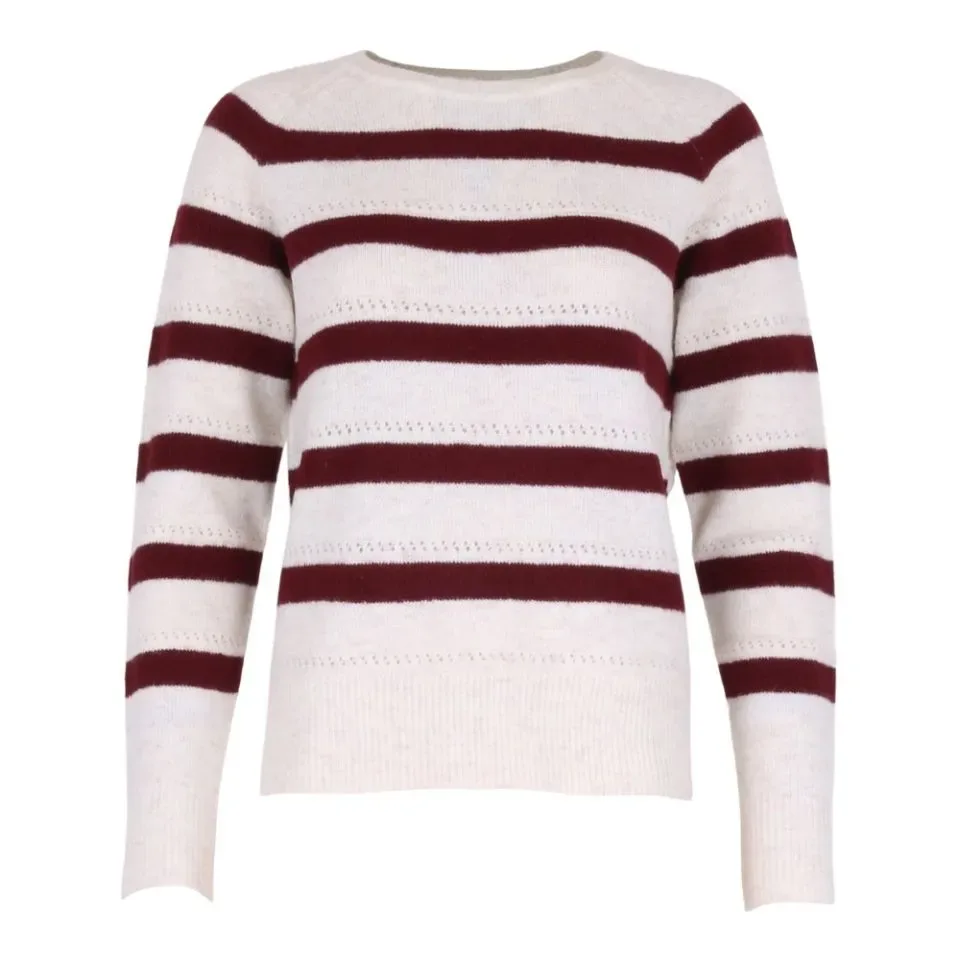 She goes Lala Dames trui: Martha, Aubergine ( SHE.45 )