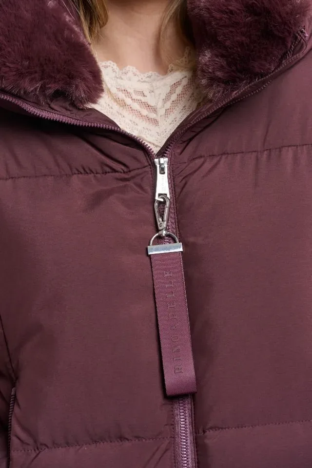 Rino & Pelle Vest: Joni, Fudge Cloak ( Bordeau kleur ) ( RINO.108 )