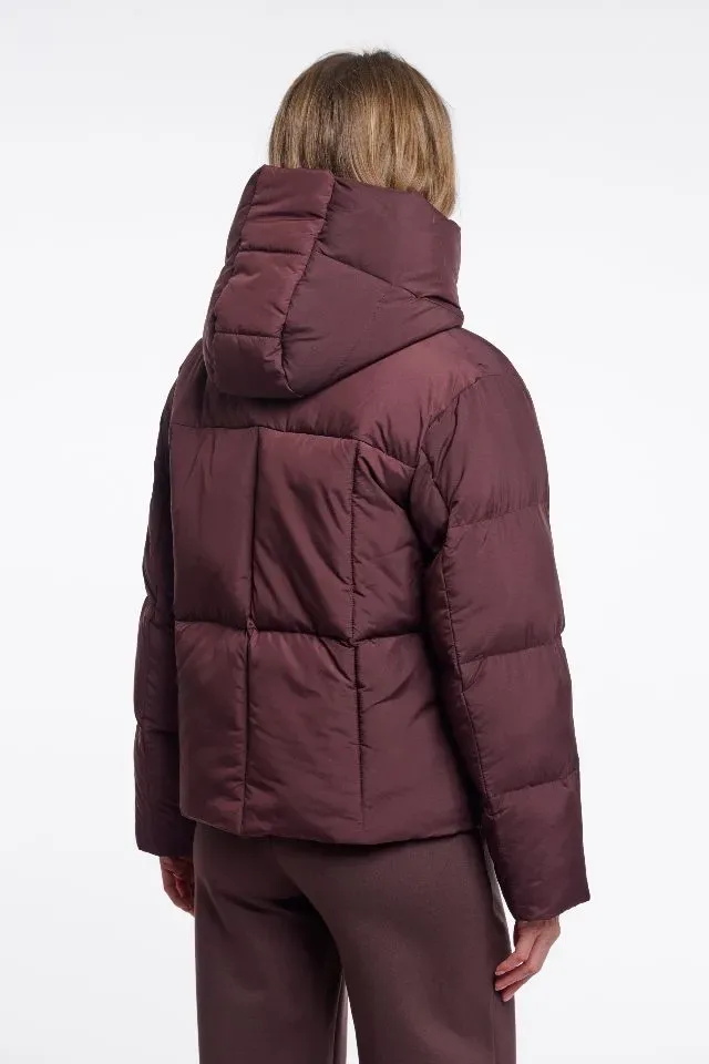 Rino & Pelle Vest: Joni, Fudge Cloak ( Bordeau kleur ) ( RINO.108 )