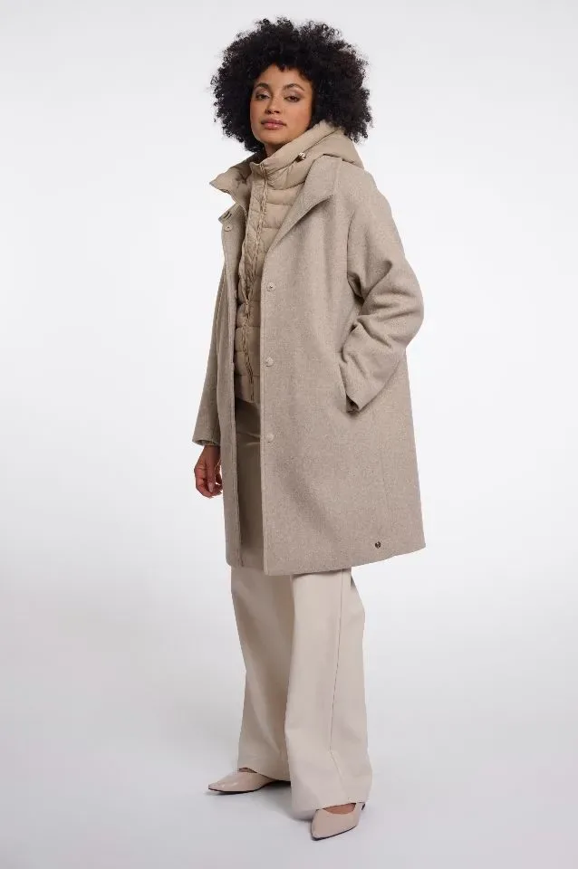 Rino & Pelle Vest & bodywarmer: Omri, Birch ( beige ) ( RINO.120 )