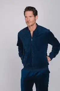 Pastunette Heren Homewear: Blauw, met rist ( PAS.180 )