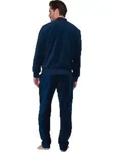 Pastunette Heren Homewear: Blauw, met rist ( PAS.180 )