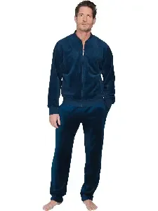 Pastunette Heren Homewear: Blauw, met rist ( PAS.180 )
