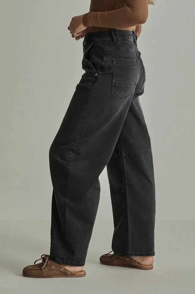 Para Mi Jeans Broek: Becca, Nightfall Black, ( Long Barrel ) ( PARA.434 )