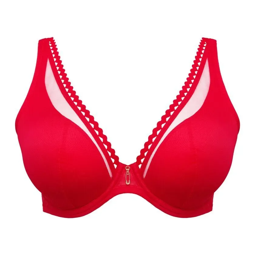 Prima Donna Twist BH Plunch: Wowgirl, True Red, Europese Maten ( PDO.627 )