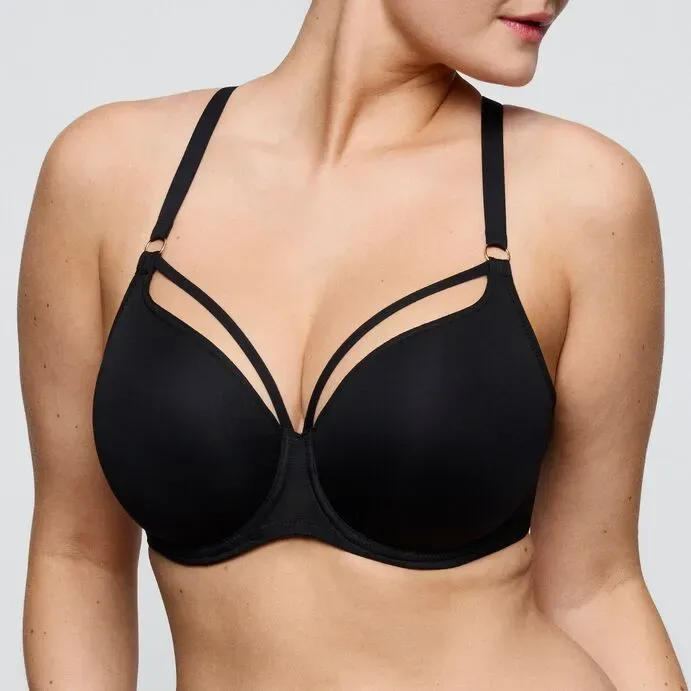 Prima Donna Twist Voorgevormde BH: Sheary, Zwart, Europese Maten ( PDO.614 )