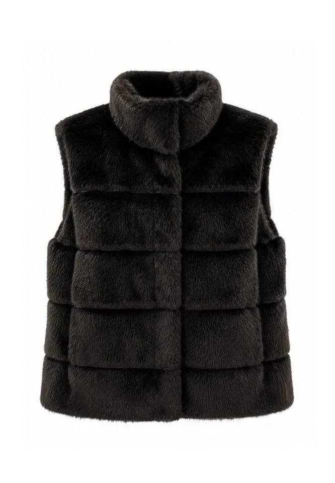 Frank Walder Bodywarmer: Mocha ( bruin ), teddy ( BRA.361 )