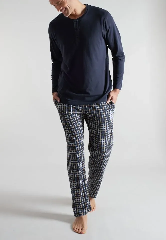 Ceceba Heren Pyjama: Katoen, carre motief, tot 6XL ( CEC.77 )