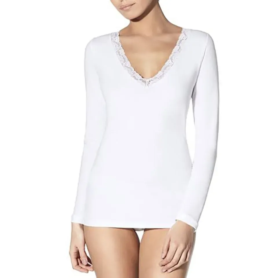 Janira Onderhemd dames: CTA ML 1125 Esencial, Dune, Lange mouwen