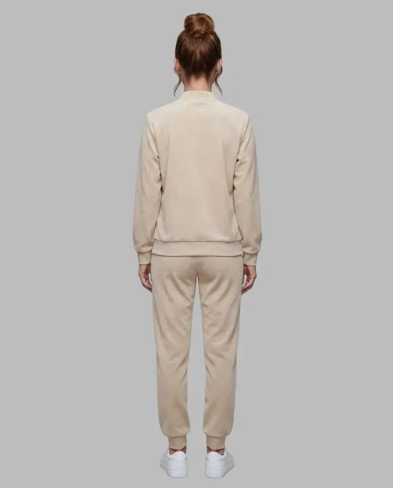 Egatex Homewear Dames: Beige, met rits, Warm ( EGA.556 )
