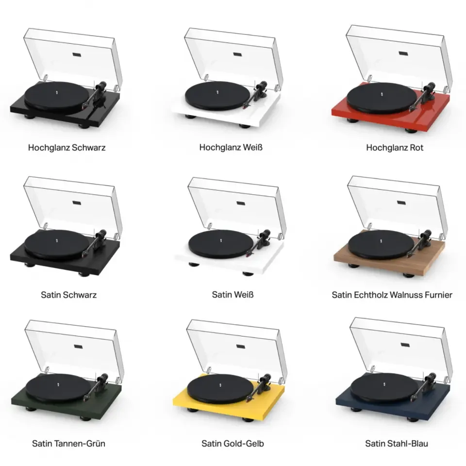 Pro-jects Debut Carbon Evo 2M red platenspeler