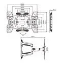 Multibracket M vesa flex arm full motion dual
