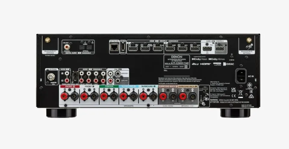 Denon AVCX3900HBKE2 zwart