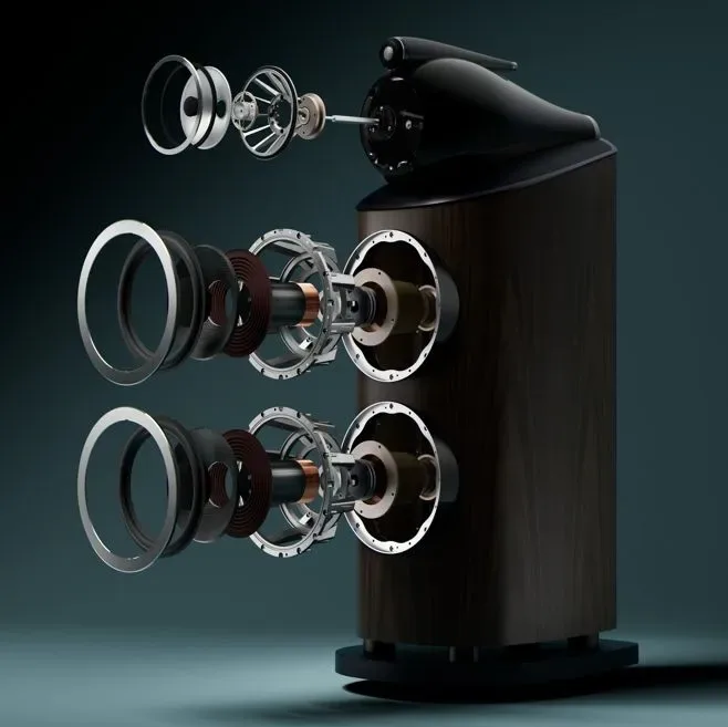 Bowers & Wilkins 801D5 donker walnoot